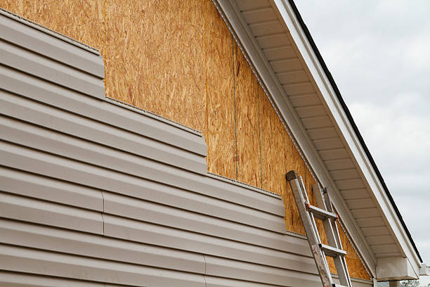 Professional Siding Installation technician working in Barnardsville, NC